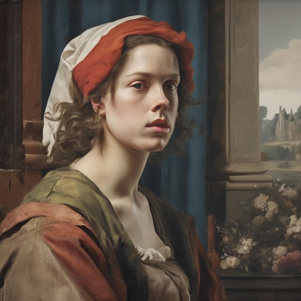 Φωτογραφία διαχρονικής τέχνης με έμφαση στις σύγχρονες τάσεις στην τέχνη, ζωγραφική πορτρέτου και ρεαλισμό.